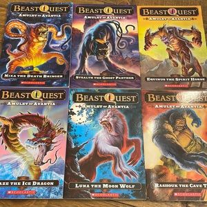 Beast Quest -Amulet of Avantia novels set of 6